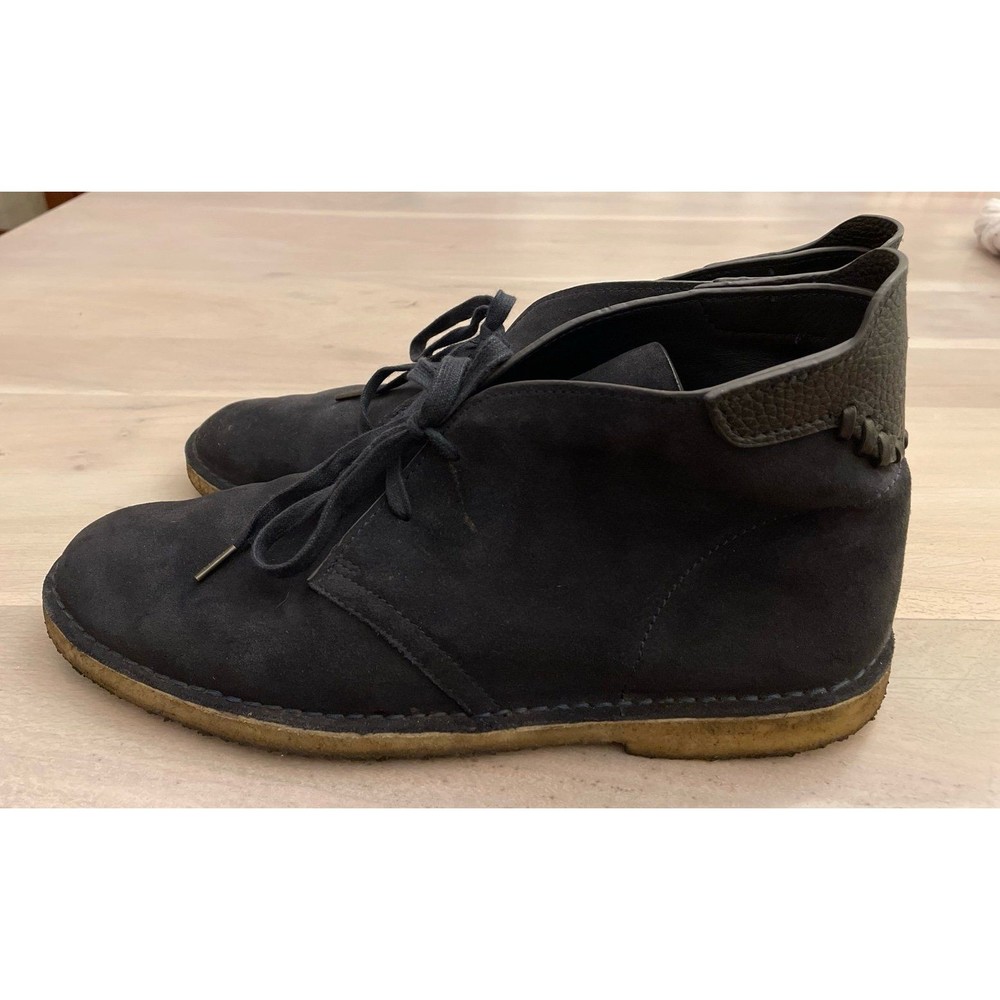 Coach Mens Kingston blue suede chukka boots size 12 D